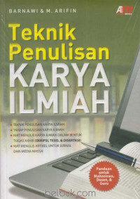 Image of Teknik Menulis Karya ilmiah